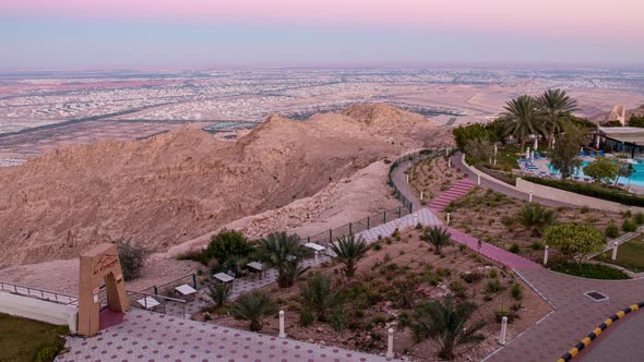 Jebel Hafeet Al Ain Skyline Timelapse