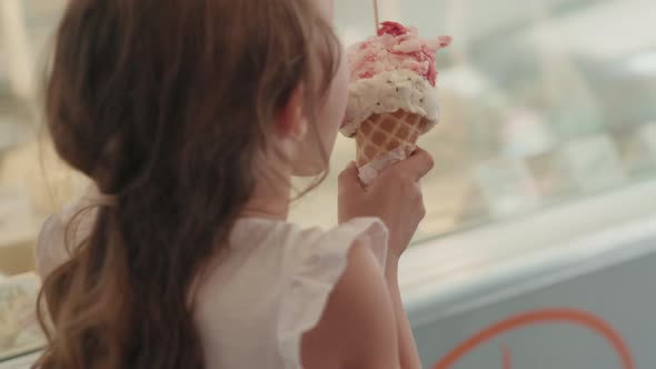 Girl Eating Ice-cream
