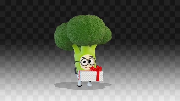 Broccoli Dancing With A Gift