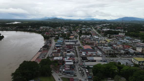 The Towns of Sarawak, Borneo, Malaysia