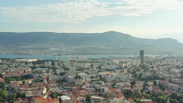 Aerial View Split Croatia