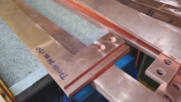 Copper Busbars. Connecting Current-carrying Elements of Electrical Equipment.