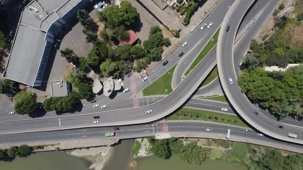 Riverside Traffic Aerial