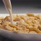 Pouring Milk On Corn Flakes, Slow Motion - VideoHive Item for Sale