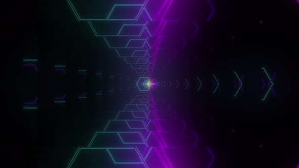 4k Neon Vj Loop 02