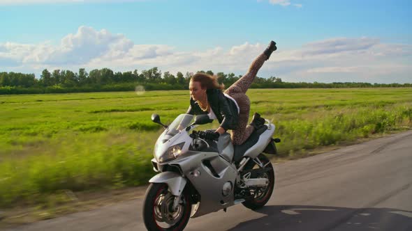 Female Stunt Rider