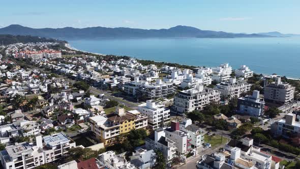 Downtown Florianopolis state Santa Catarina Brazil. Travel destination.