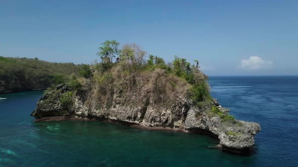 Aerial View Crystal Bay, Seascape, Rocks, Cliff, Ocean