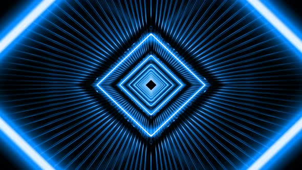 Blue Tunnel Background 4K alt