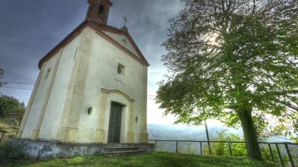 Beautiful old church timelapse