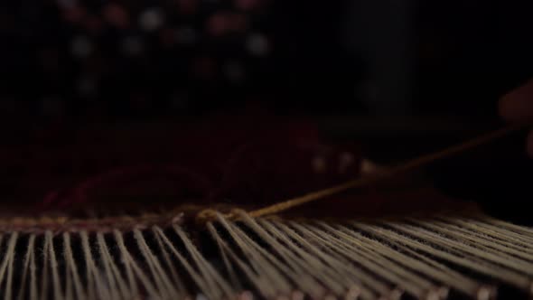 Handmade Tapestry in Slow Motion