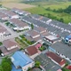 Aerial view of residential neighborhood. Urban housing development from above - VideoHive Item for Sale