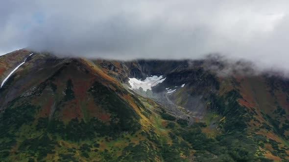 Vachkazhets Volcano on Kamchatka