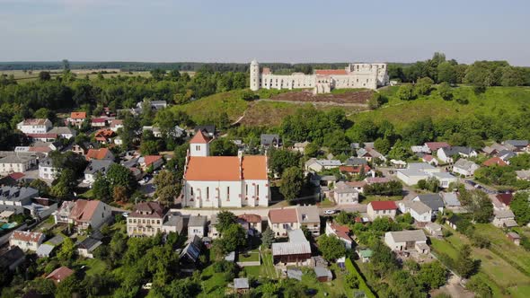 Renaissance castle in the small town of Janowiec