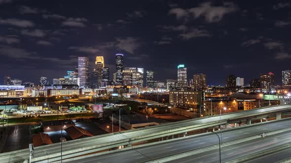 Minneapolis Night Time Lapse