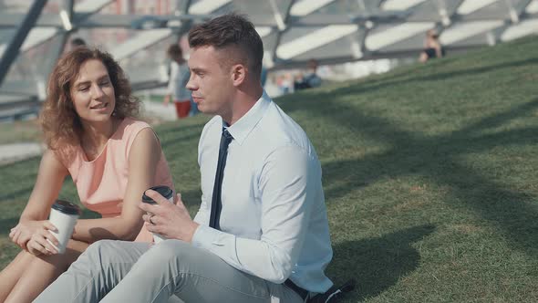 Young people in the park