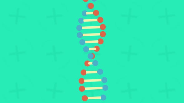 Spiral Dna Molecular Background