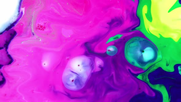 Psychedelic Spreading Paint Swirling And Explosion alt