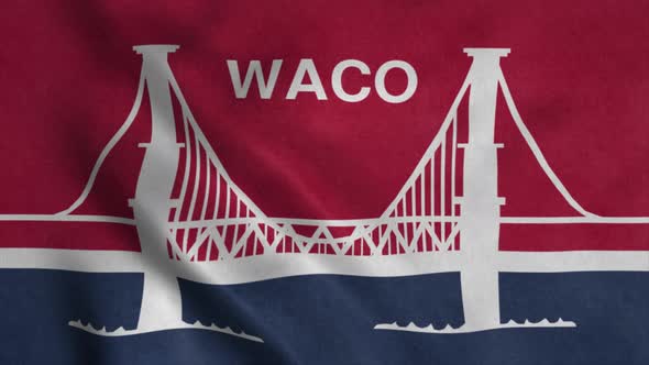 Flag of Waco County Seat of Texas United States of America