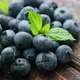 Fresh Blueberry and Green Leaf on Table - VideoHive Item for Sale