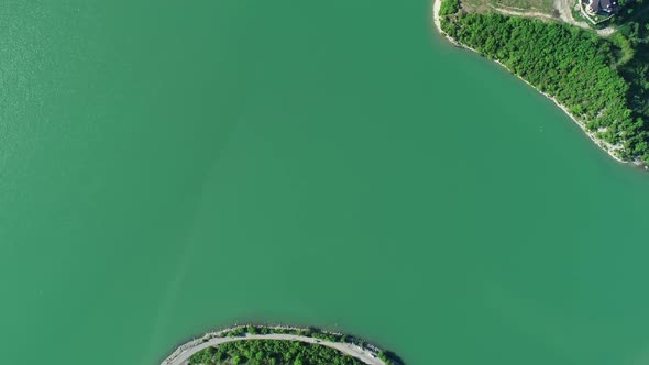 Abrau Durso Lake, Caucasus, Russia