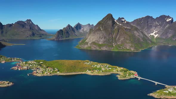 Reine Lofoten Is an Archipelago in the County of Nordland, Norway