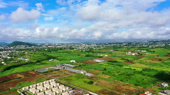 Sugar cane fields, Vacoas-Phoenix and Quatre Bornes, Mauritius