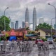 Petronas Twin Towers After Rain Kuala Lumpur Malaysia Time Lapse - VideoHive Item for Sale