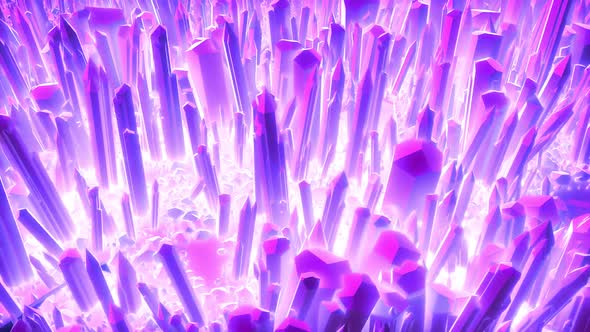 Abstract Gem Crystals Hd