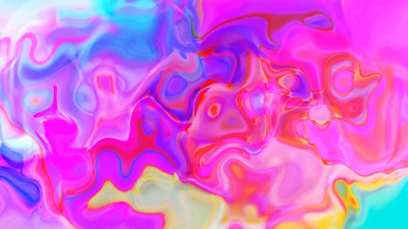 Abstract colorful trendy liquid wavy background.