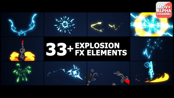Flash FX Elements Pack | Motion Graphics alt