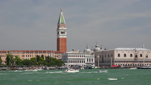 Patriarchal Cathedral Basilica of Saint Mark and St Mark's Campanile Bell Tower