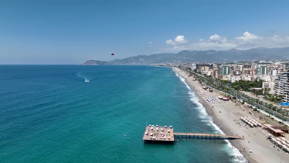 Mahmutlar Aerial View Turkey Alanya 4 K