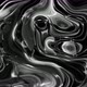 Black White Wave Motion Shiny Liquid Animated Background - VideoHive Item for Sale