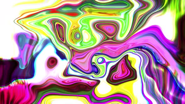 Abstract Colorful Texture Liquid Waves Background Animation Video