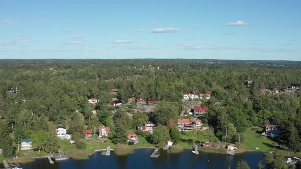 Small coastal village in the Scandinavian Archipelago, Northern Europe