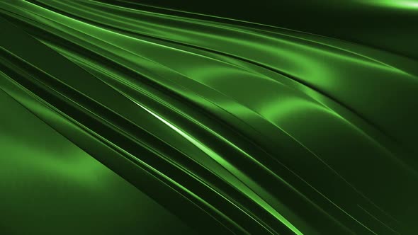 Green Steel Waving Background