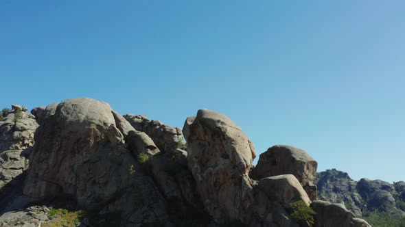 Aerial Photography Of Wild Mountain Slopes