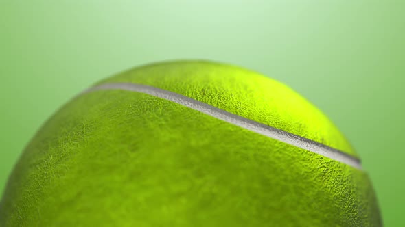 Minimal Tennis Ball Close Sports Background