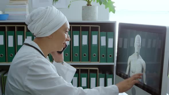 Medical professional at work alt