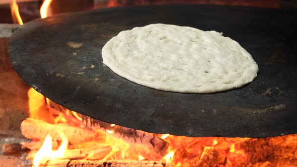 Baked Bread In The Village Oven