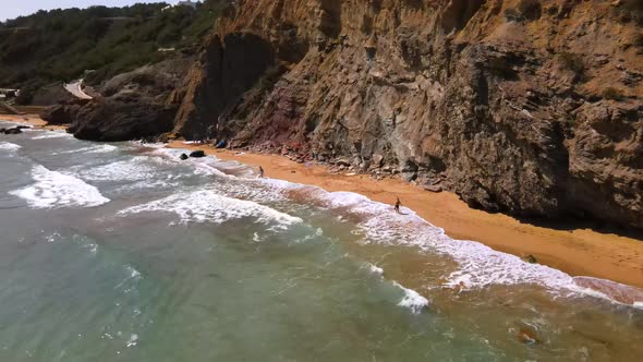 Aguas Blancas beach in Ibiza, Spain