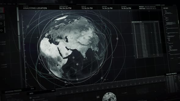 Innovative Software Interface For Target Location Scanning On Global Earth Map alt