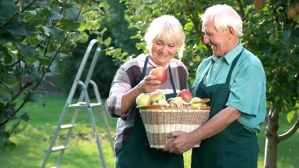 Smiling Couple of Gardeners.