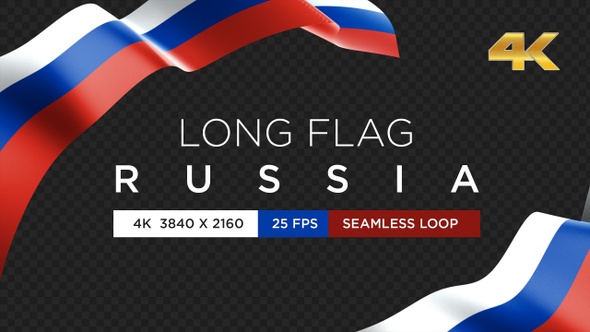 Long Flag Russia