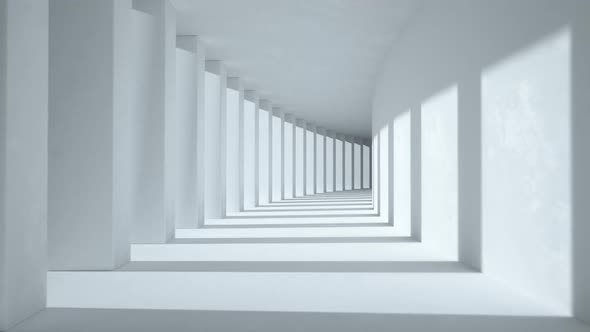 4K Abstract Corridor Footage