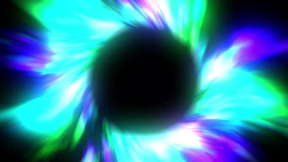 Warp hole color loop material animation motion graphics