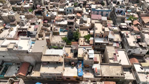 Poor Slum And Former Adjoining Refugee Settlement