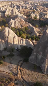 Cappadocia Landscape Aerial View