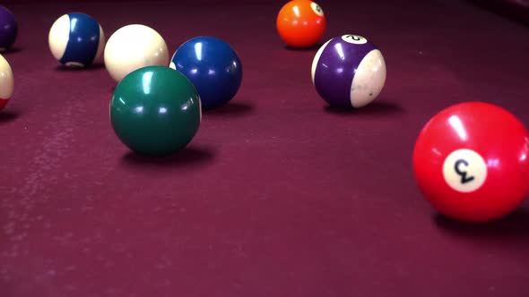 Balls on the Billiard Table
